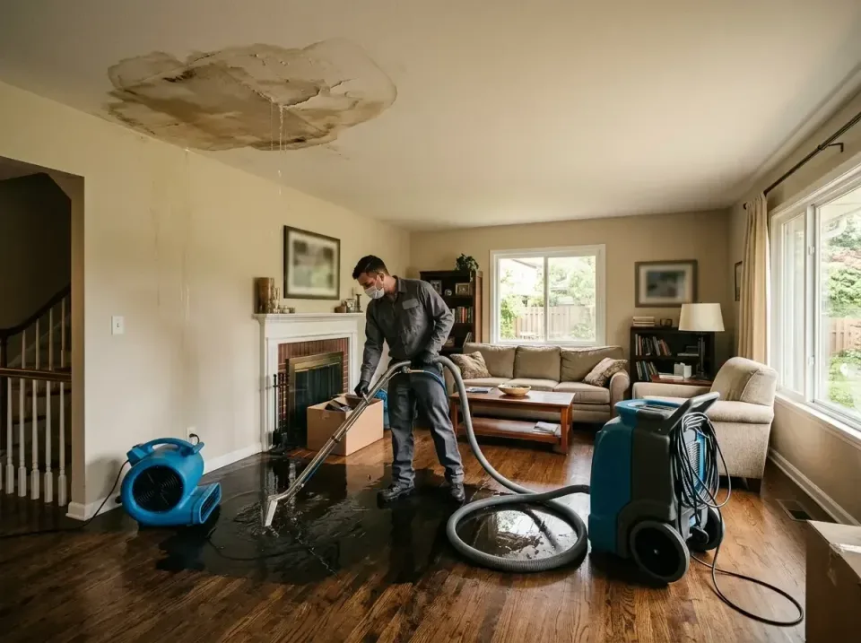 attic-pipe-burst-ceiling-drip-008 — frequently asked questions, Water Damage Restoration & Carpet Care in High Bridge, WA